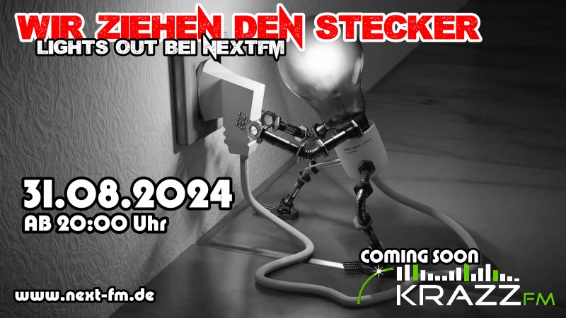 Das Licht geht aus bei Next-FM